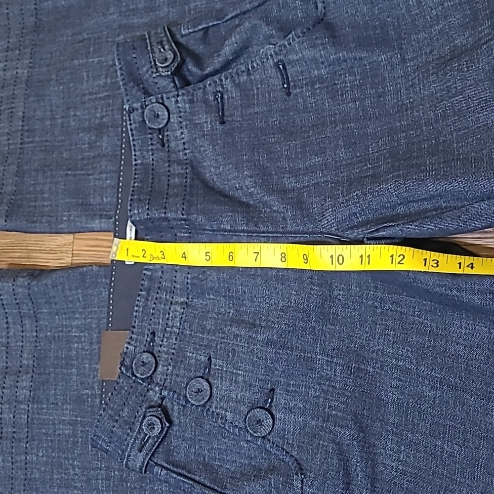 Banana Republic Women's Dark Blue Flare Jeans - Picture 5 of 12